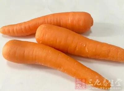 胡萝卜有“小人参”的美称