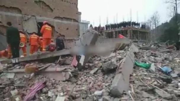 突發：溫州3幢5層高樓坍塌多人被埋