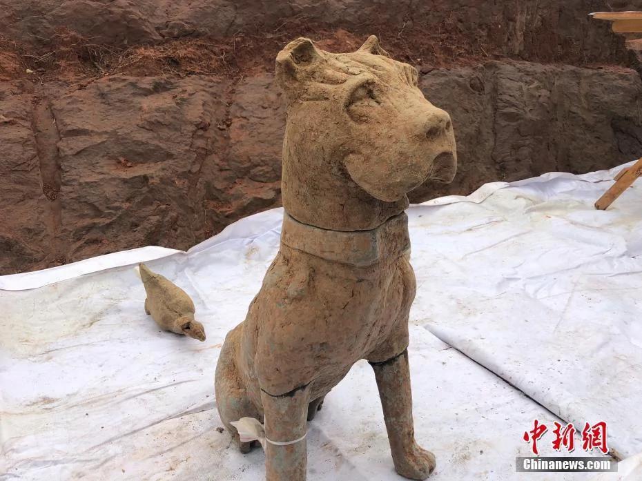 成都發掘200多座漢代崖墓 現「歪果仁」銅像