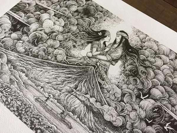 最美火山拍到這「浪漫一幕」 當地人驚呼：「原來流傳的愛情故事係真嘅！」
