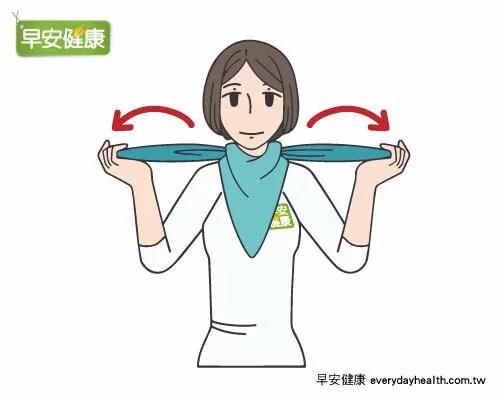 圍巾3款圍法最保暖 預防鼻子過敏、肩頸酸痛