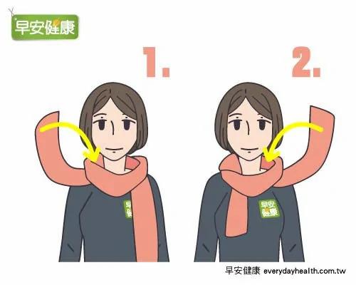 圍巾3款圍法最保暖 預防鼻子過敏、肩頸酸痛