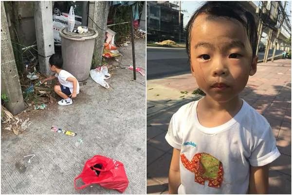 年輕媽媽帶著兒子去「拾荒」 一天只賺2元 這樣的「教養方式」居然被網友給推爆！