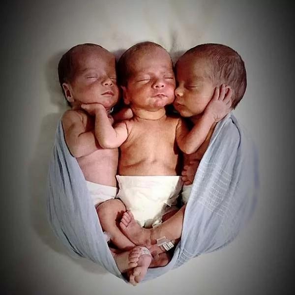 年輕媽媽生了可愛「三胞胎」 感覺唔係路 這三胞胎居然係「兩億分之一的奇蹟」！