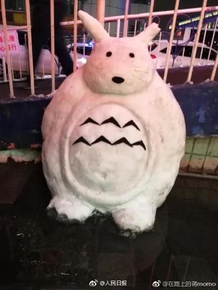 高手在民間！這些雪人的造型你服不服