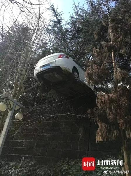 司機停車忘拉手剎之後 懸浮空中! 2 司機停車忘拉手剎之後 懸浮空中!