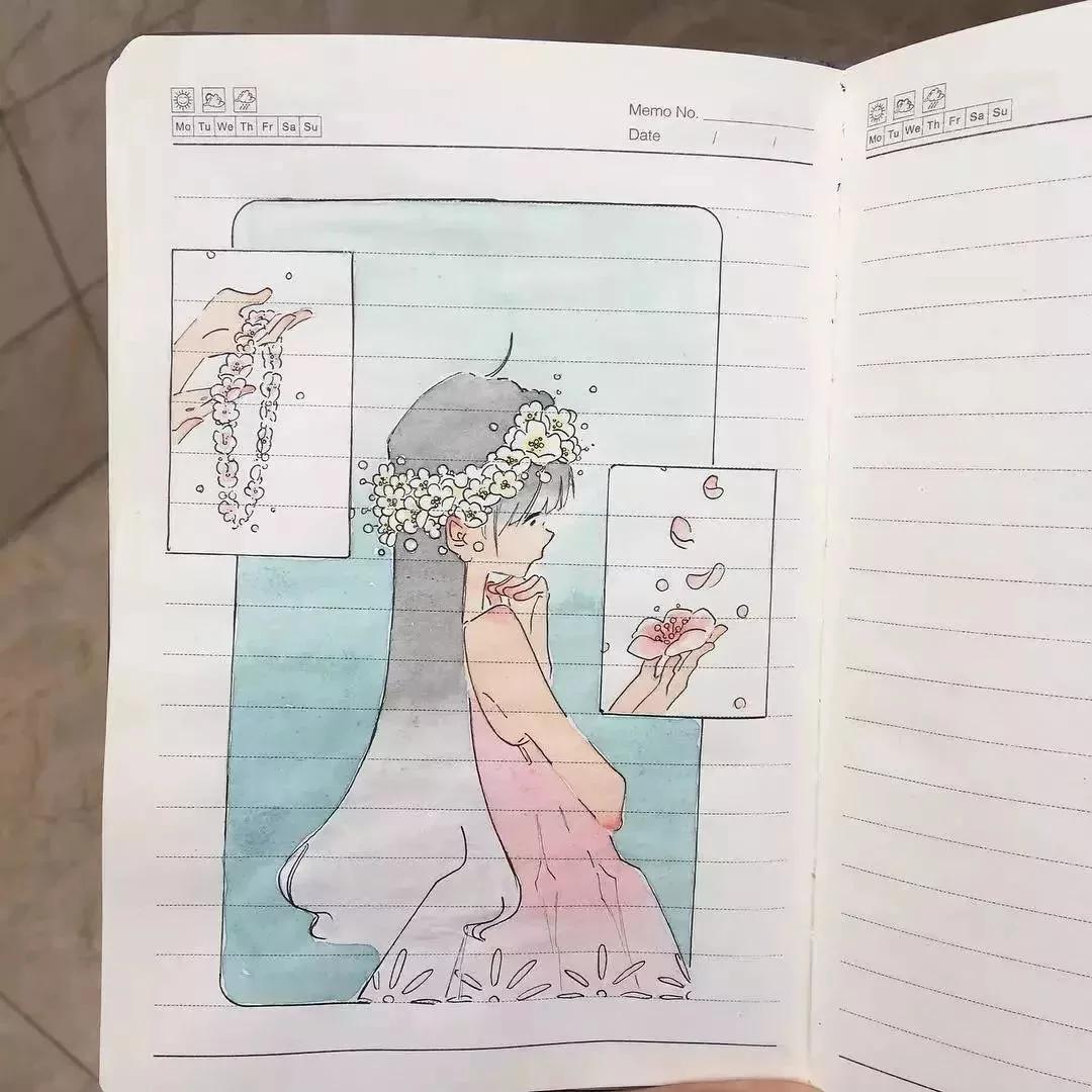 小姐姐在2元小本上塗塗畫畫 驚艷了成千上萬網友! 圖集 36 小姐姐在2元小本上塗塗畫畫 驚艷了成千上萬網友! 圖集