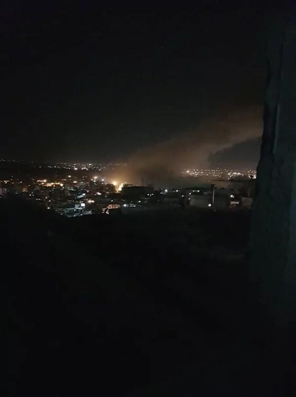 美英法聯手出擊 敘利亞遭轟炸影像曝光！已成火海