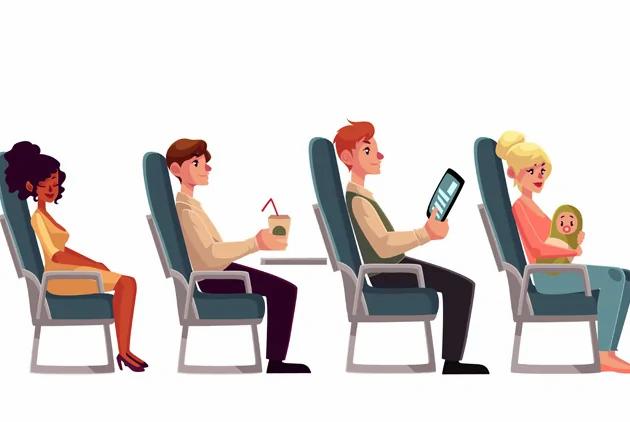 前座乘客不客气地倾斜椅背你该怎么办 禁闻网