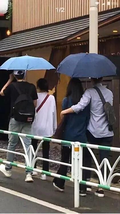 林更新被拍到与王丽坤、赵又廷、高圆圆同游日本