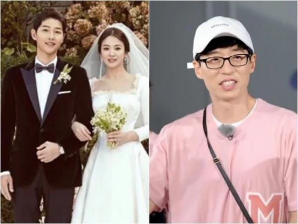 劉在石現身宋慧喬宋仲基婚禮