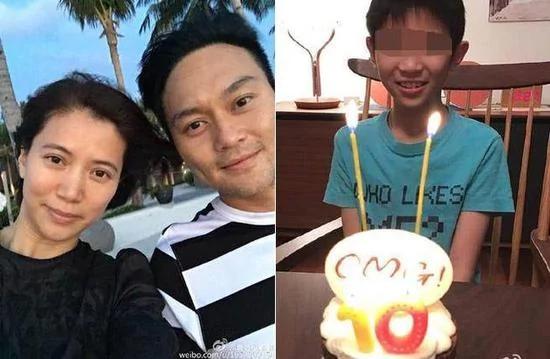 张智霖夫妇与儿子