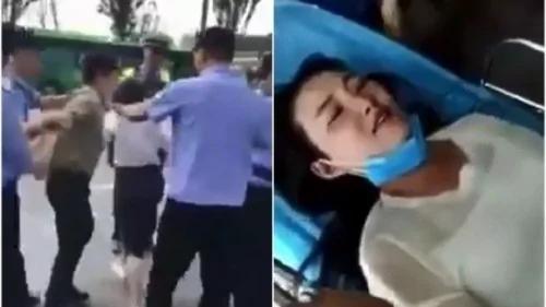 中共警察毆打討薪女教師 引發公憤 遭網路聲討 2 中共警察毆打討薪女教師 引發公憤 遭網路聲討