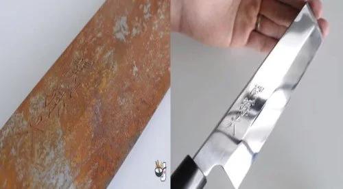 二手店買生鏽菜刀 竟發生一生都見不到的事